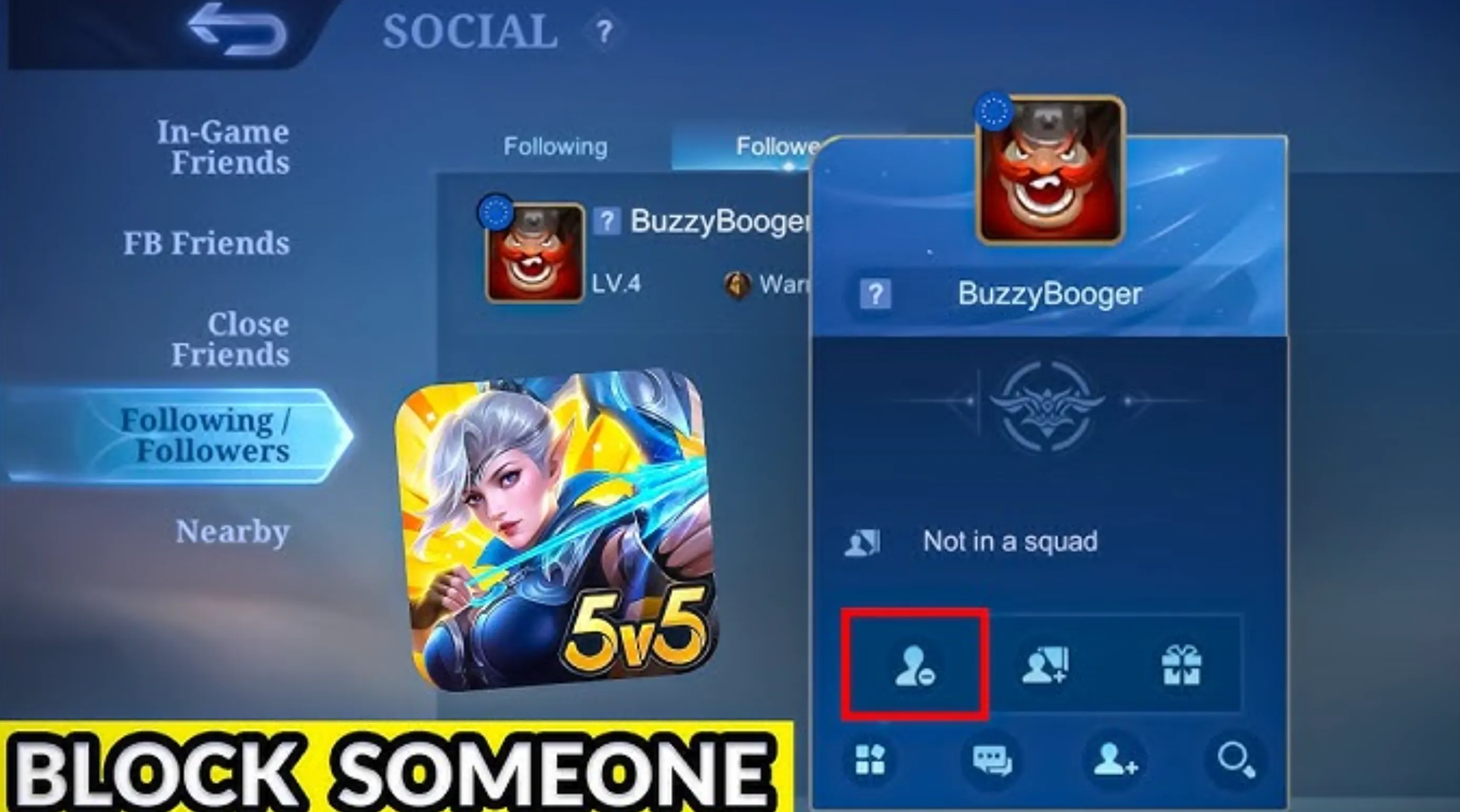 How To Block Players in Mobile Legends